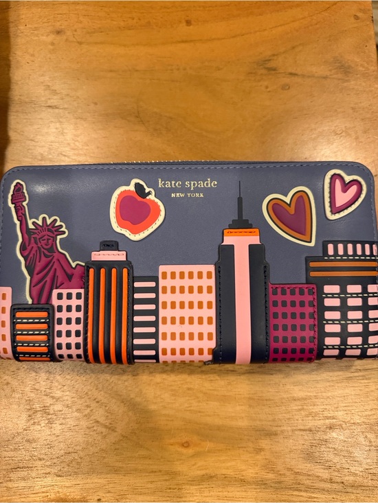kate spade Handbags - NWOT Kate Spade New York Scenic Route NYC Zip-Around Continental Wallet [rare]